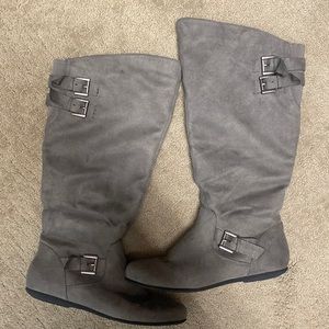Grey Boots